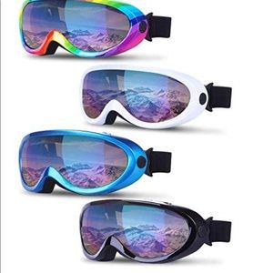 COPY - NWT 4-pick ski/ snowboarding goggles; for men, women, youth, and kids as…